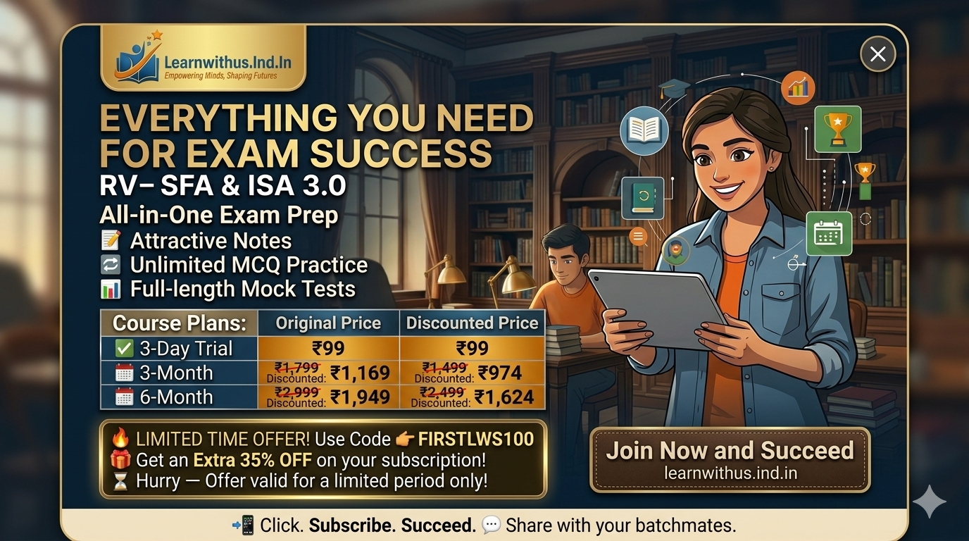 LearnWithUs — Special Offer on CA Courses & Excel Tools